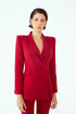 DOUBLE BREASTED JACKET RED - Barrus London